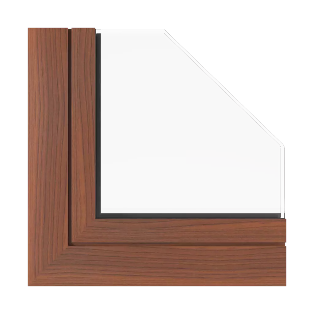 Dark cherry-1 windows window-profiles aluprof mb-78ei-dpa