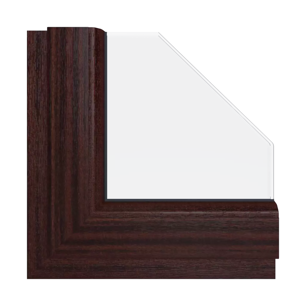 Sapelli windows window-color gealan-colors mahogany interior