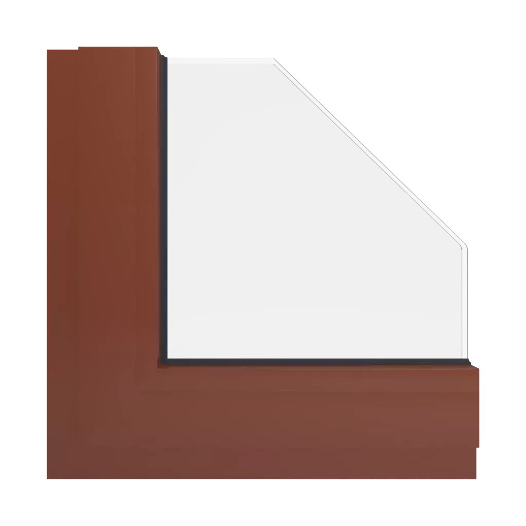 RAL 8029 Pearl copper windows window-color aluminum-ral ral-8029-pearl-copper interior