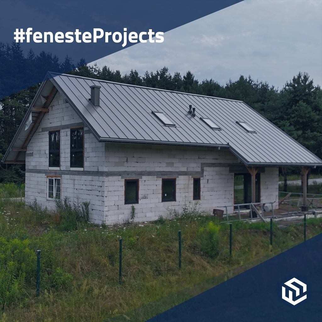 House with forest view from SMART-SLIDE window and functional garage 🎥 projects window-colors gealan white  